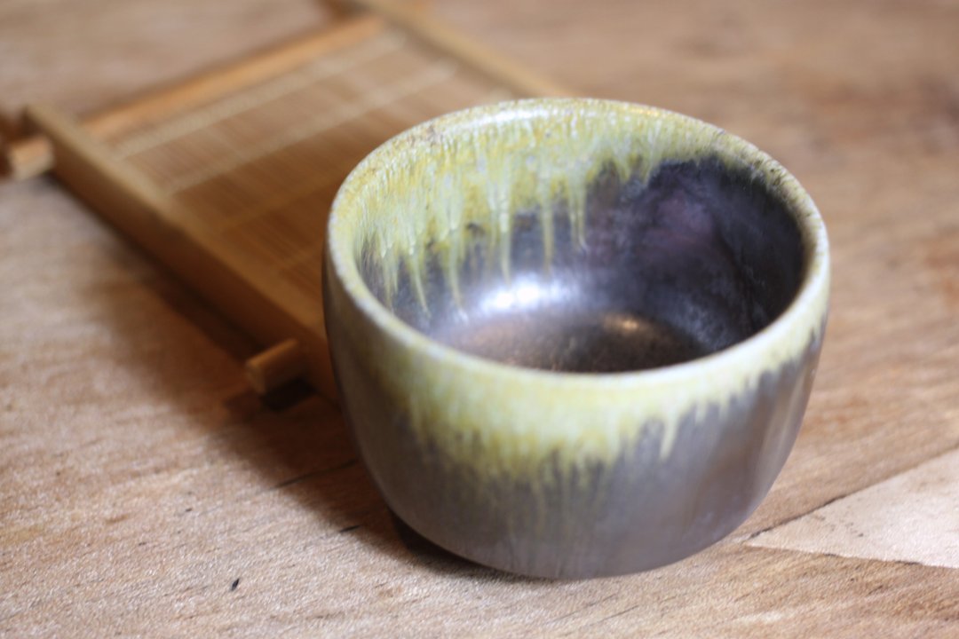 【送礼好物】天然落灰 柴烧茶碗 茶杯 陶艺名家叶敏祥手工作品 - 茶具/茶杯 - 瓷 