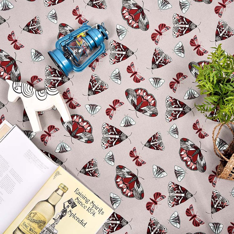 限量花布轻量野餐垫沙滩垫台湾制 赤蛾残响 交换礼物 - 野餐垫 - 聚酯纤维 粉红色