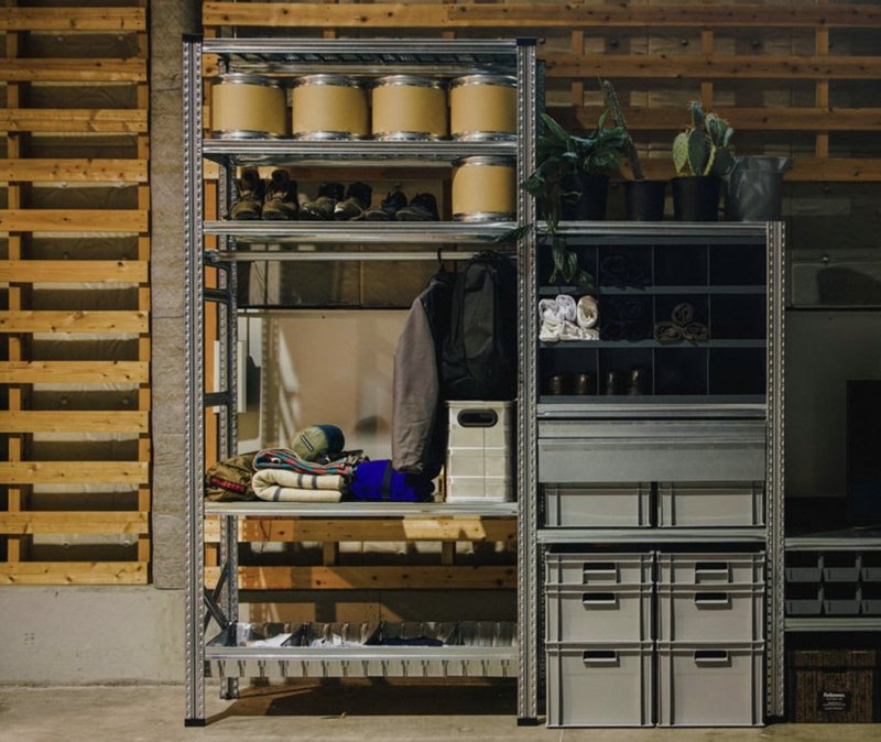 意大利 METALSISTEM 镀锌钢板层架  W127.7 - 置物架/篮子 - 其他金属 