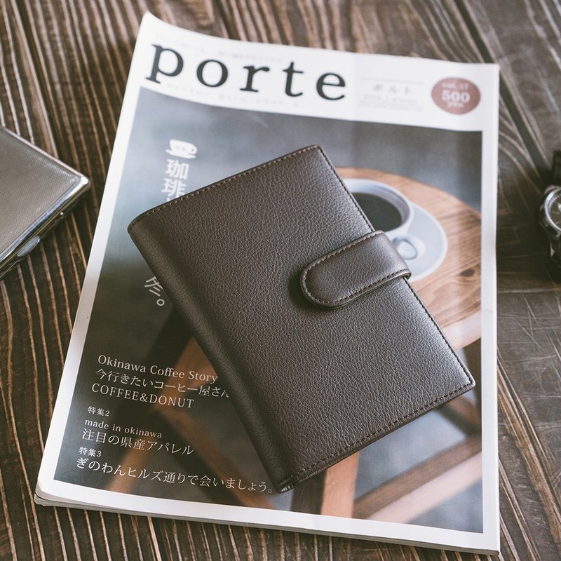 真皮质感旅行护照夹 X0077 咖 - 护照夹/护照套 - 真皮 咖啡色