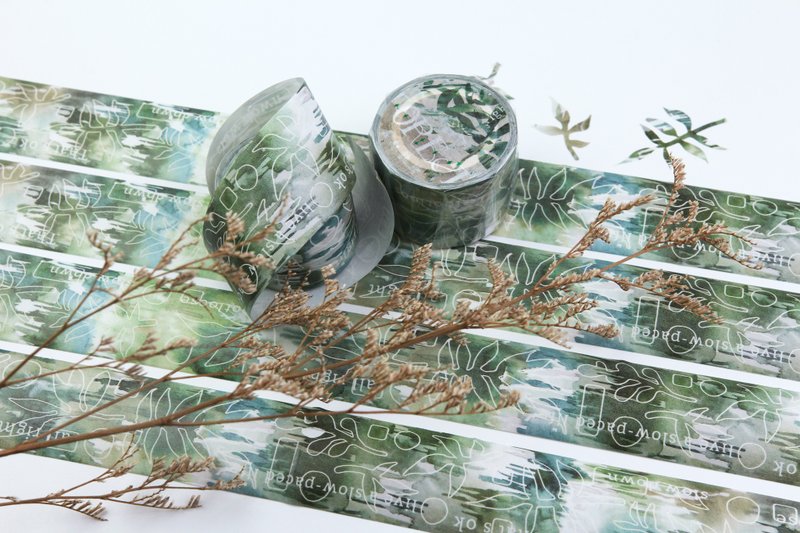 【森林馈赠】雷切和纸胶带 By 无色绽放 - 纸胶带 - 纸 绿色