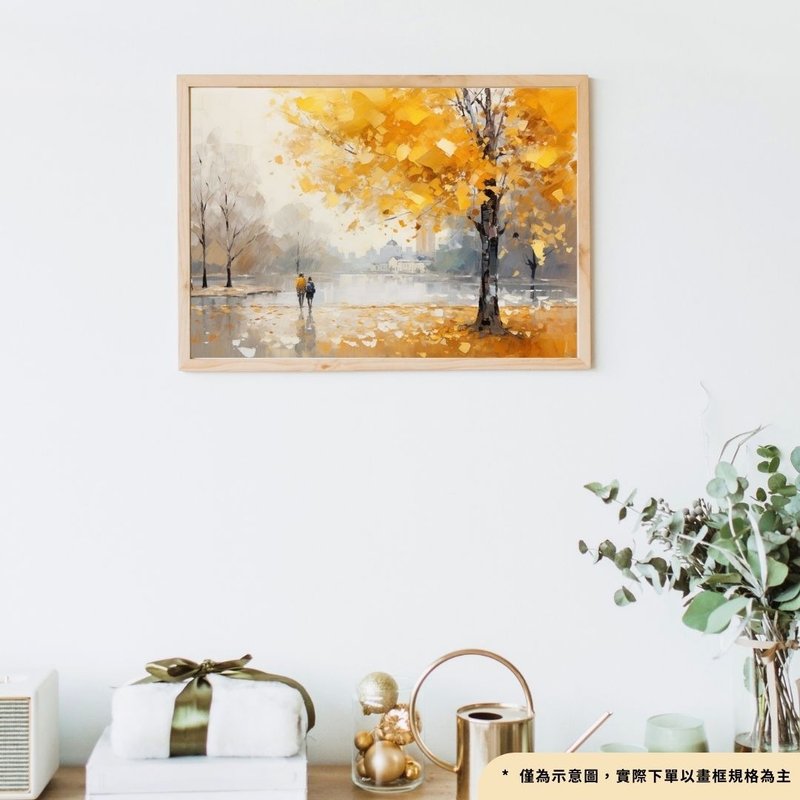 城市里的秋天 2  - 【 高清微喷油画系列 】 艺术挂画 | 客厅挂画 - 海报/装饰画/版画 - 棉．麻 
