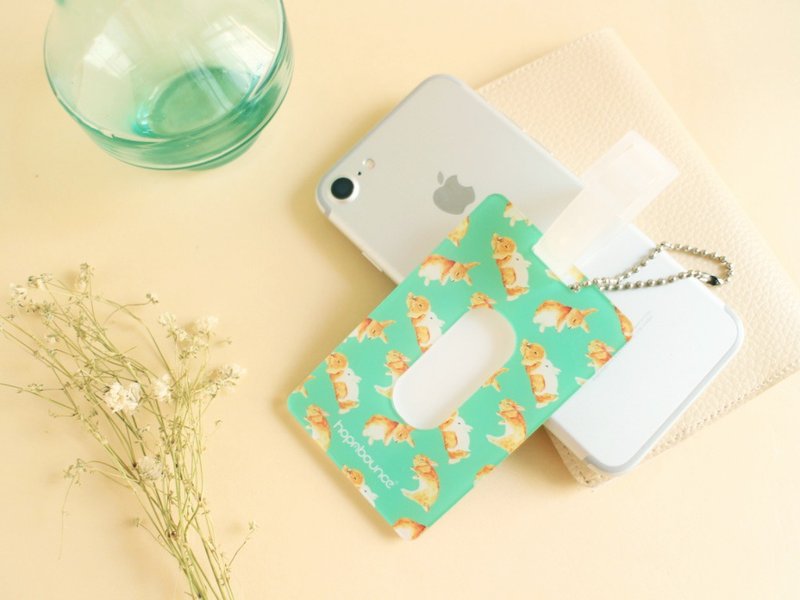 兔子 小兔 卡套 行李牌 行李吊牌 证件套 行李标签 - 行李吊牌 - 压克力 绿色