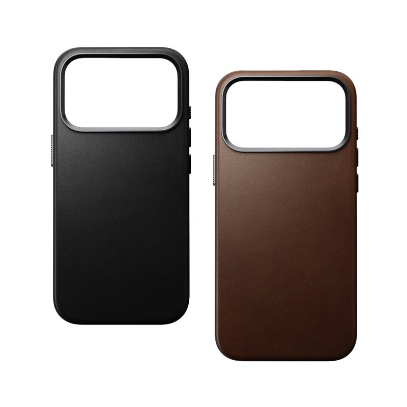 NOMAD iPhone 17Pro/Pro Max Traditional 全真皮保护硬壳 (NOMAD) - 手机壳/手机套 - 真皮 咖啡色