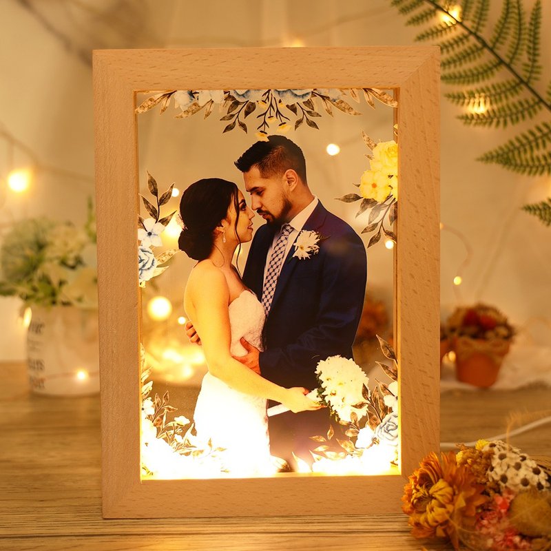 【M.U工坊】订制夜灯/书约夜灯/照片夜灯/压克力夜灯/结婚礼物 - 灯具/灯饰 - 其他材质 