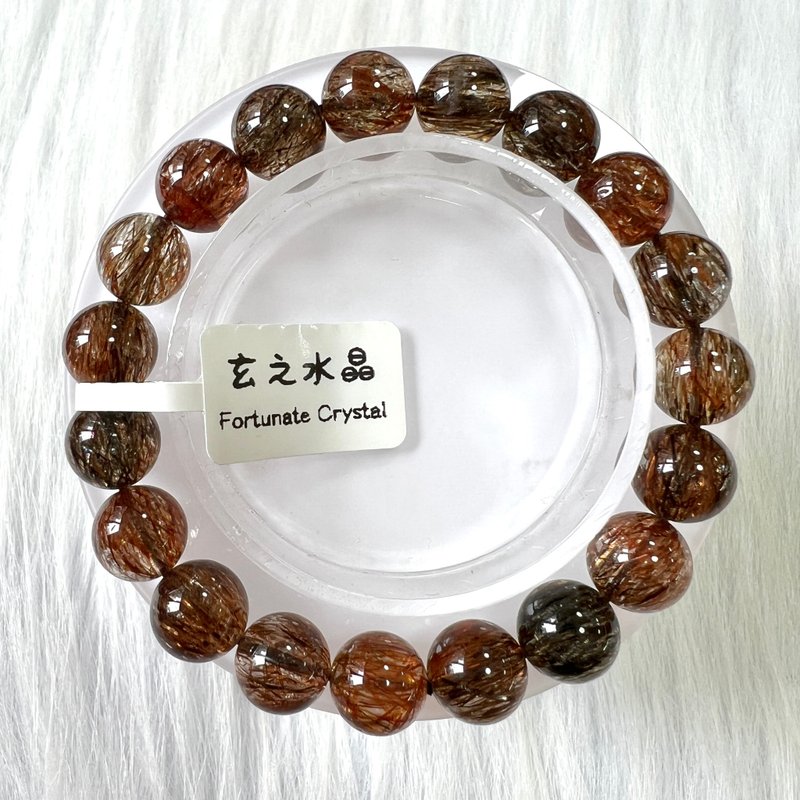 黑金超七手串 | 水晶 | 水晶手串 | 水晶手链 | 水晶手链 - 手链/手环 - 水晶 金色