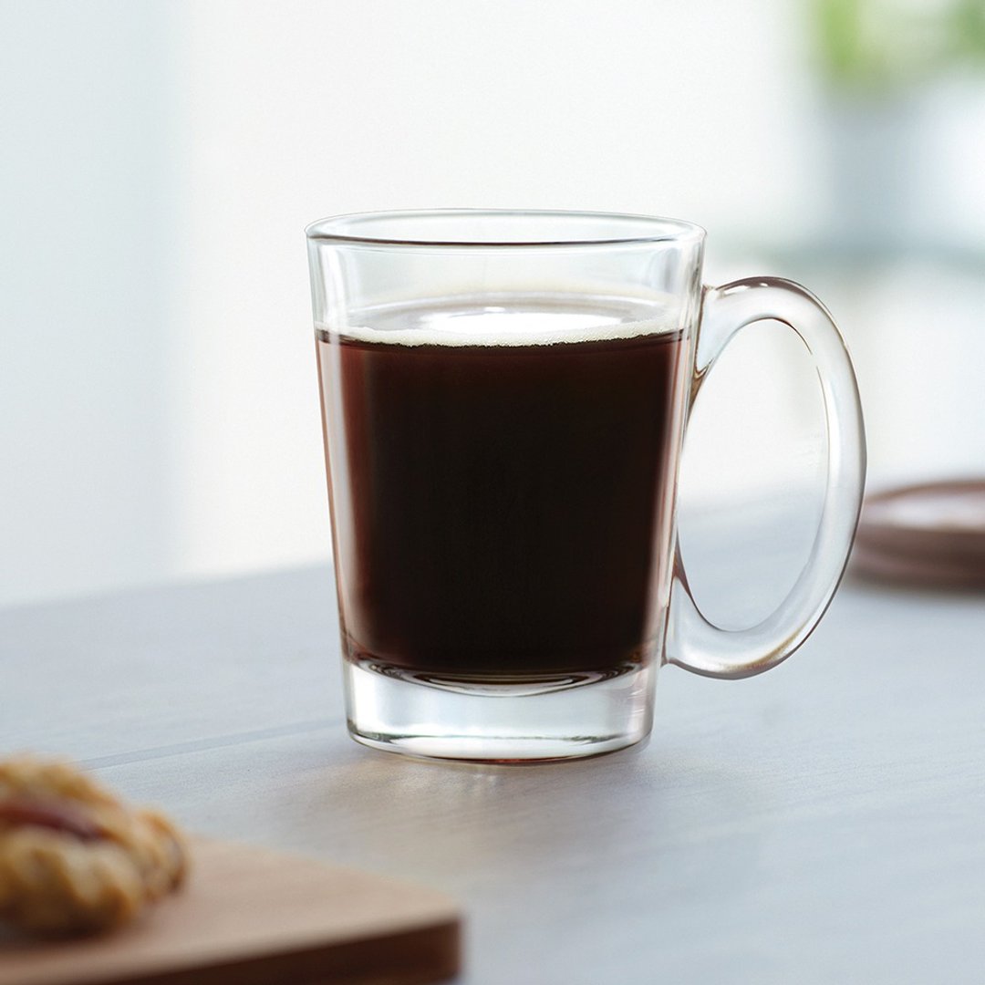 NOUVEAU系列 咖啡杯 315ml - 咖啡杯/马克杯 - 玻璃 白色