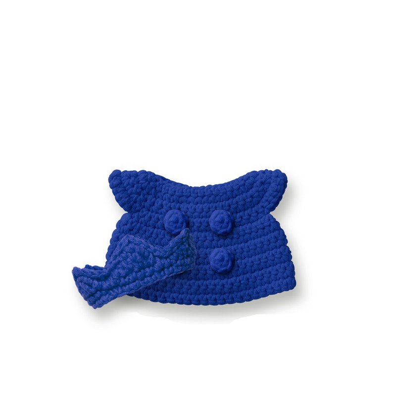 荷兰 Just Dutch | Miffy 米飞兔 手工编织 国王套装 - 玩偶/公仔 - 棉．麻 蓝色