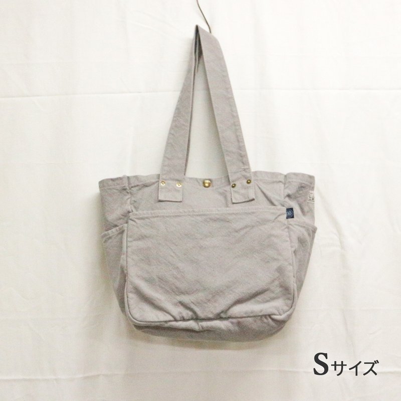 工作手袋 S [2025 春夏限量版颜色：石头色] (VC-3S) - 手提包/手提袋 - 棉．麻 黄色