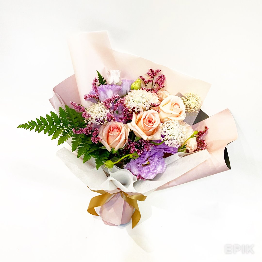 柔和春漾 鲜花花束 - 干燥花/捧花 - 植物．花 