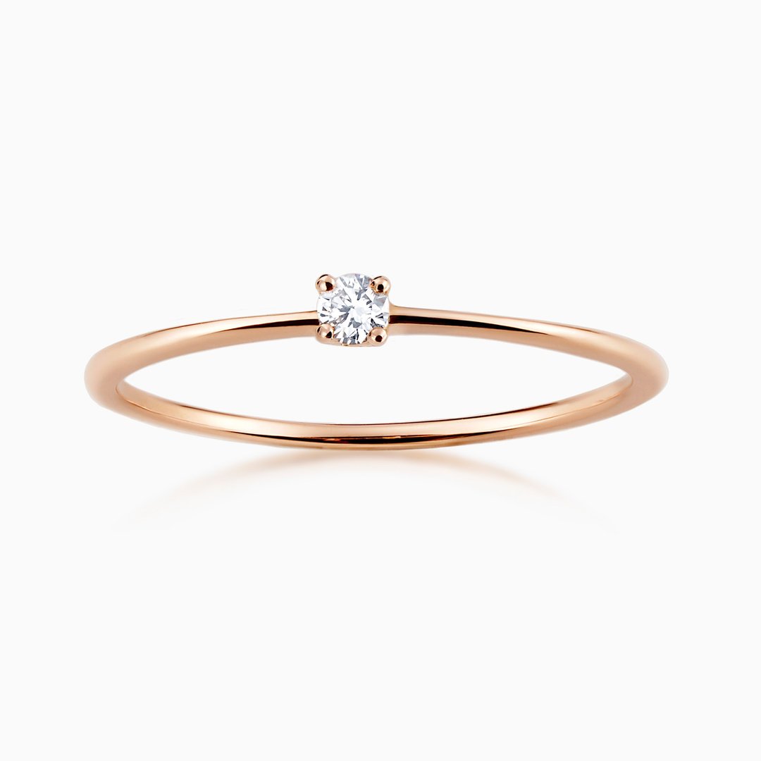 18K Katherine 3分白钻戒－经典四爪【Frankness Jewellery】 - 戒指 - 贵金属 多色