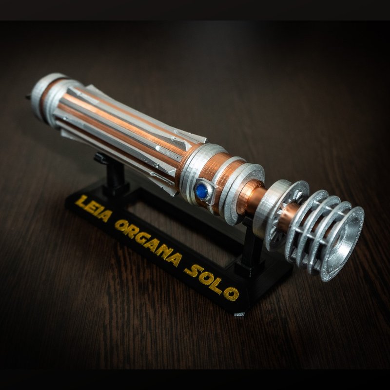 Leia Lightsaber - Star Wars IX : Rise of Skywalker | Star Wars Cosplay Prop - 摆饰 - 塑料 金色