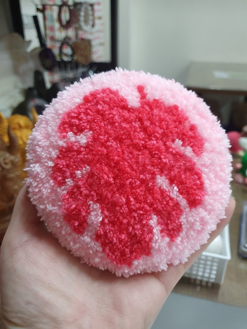 宜兰 俄罗斯刺绣手作体验课程 戳戳绣 毛线杯垫 初学者可 - 编织/羊毛毡/布艺 - 棉．麻 