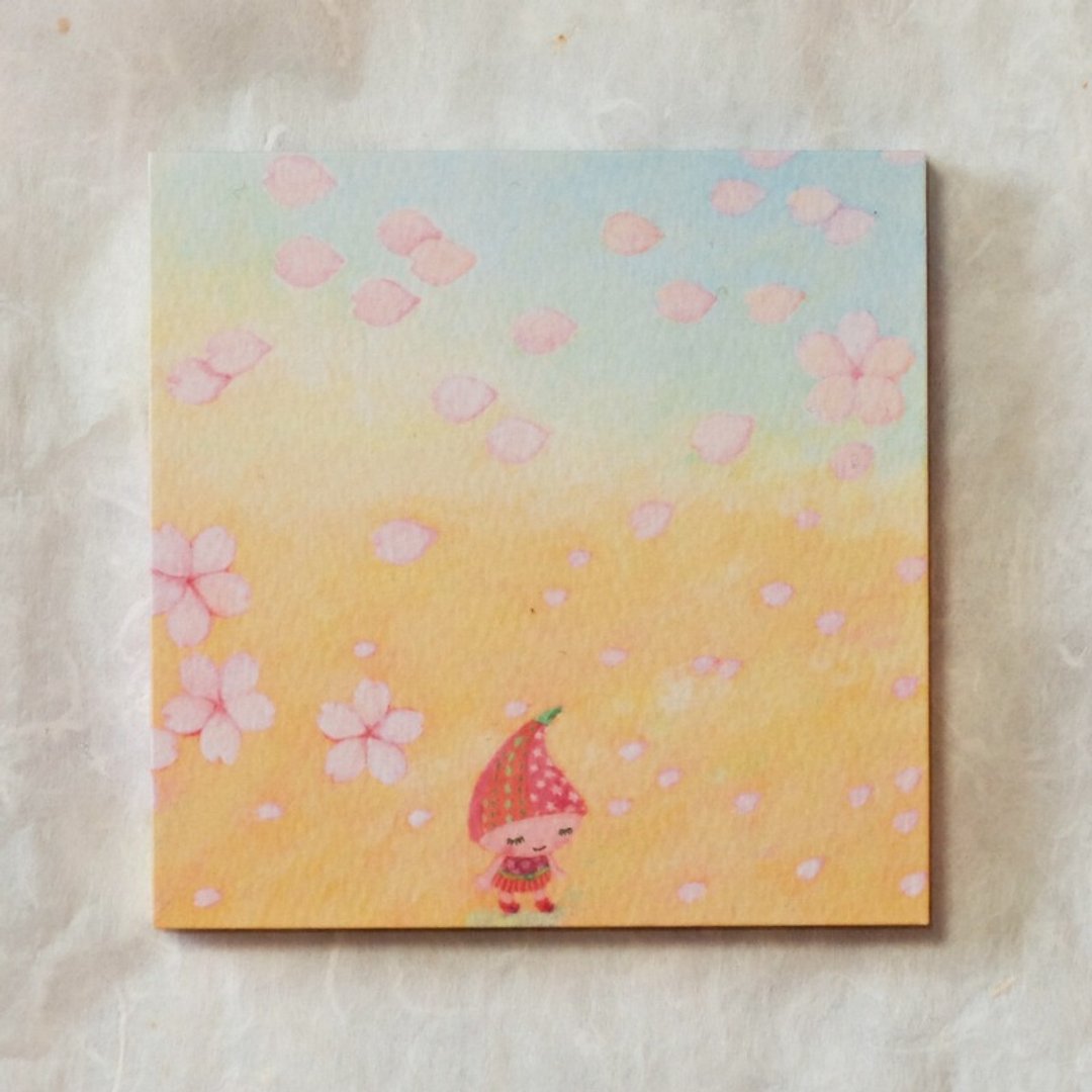 Mini panel No.61 / Blowing in the Wind - 海报/装饰画/版画 - 纸 多色