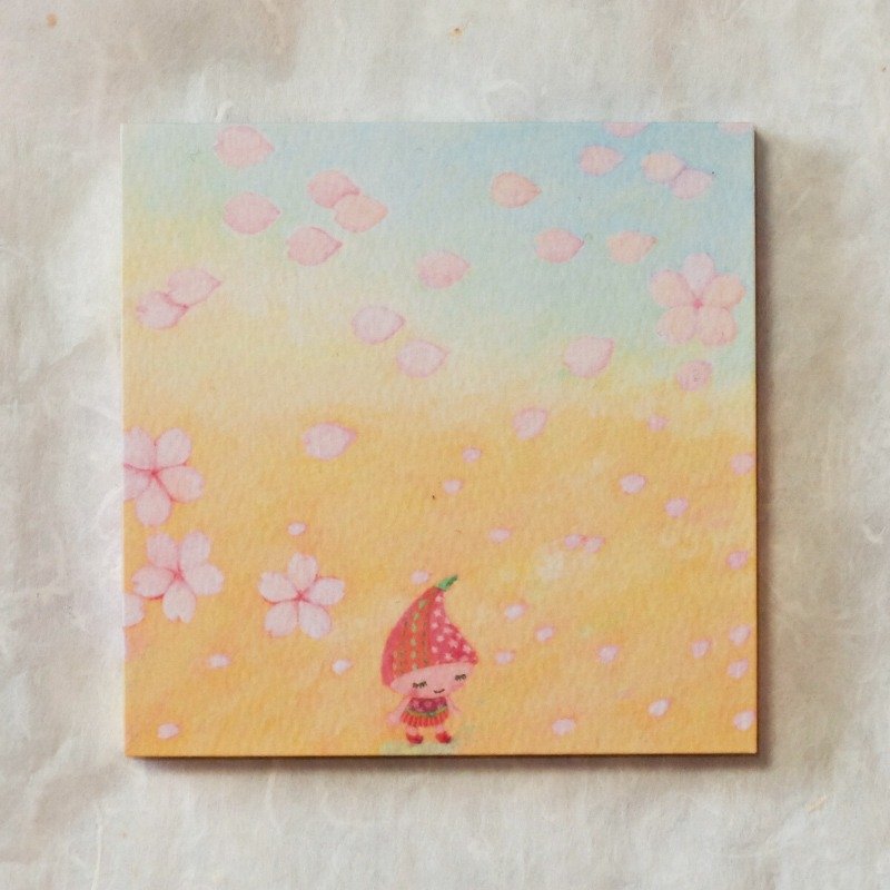 Mini panel No.61 / Blowing in the Wind - 海报/装饰画/版画 - 纸 多色