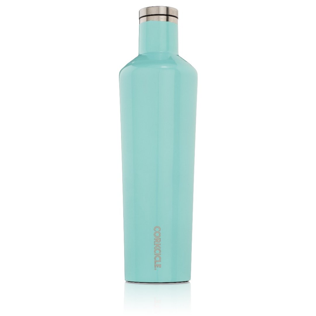 【出清5折】CORKCICLE 三层真空易口瓶 750ml-土耳其蓝 - 保温瓶/保温杯 - 不锈钢 蓝色