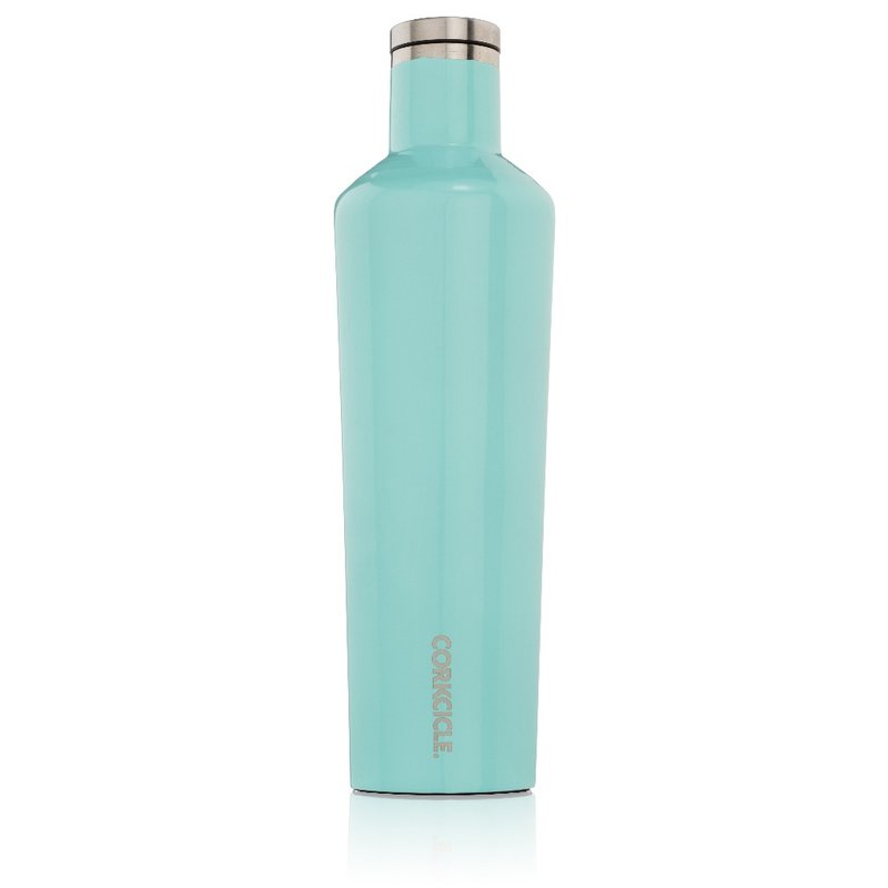 【出清5折】CORKCICLE 三层真空易口瓶 750ml-土耳其蓝 - 保温瓶/保温杯 - 不锈钢 蓝色