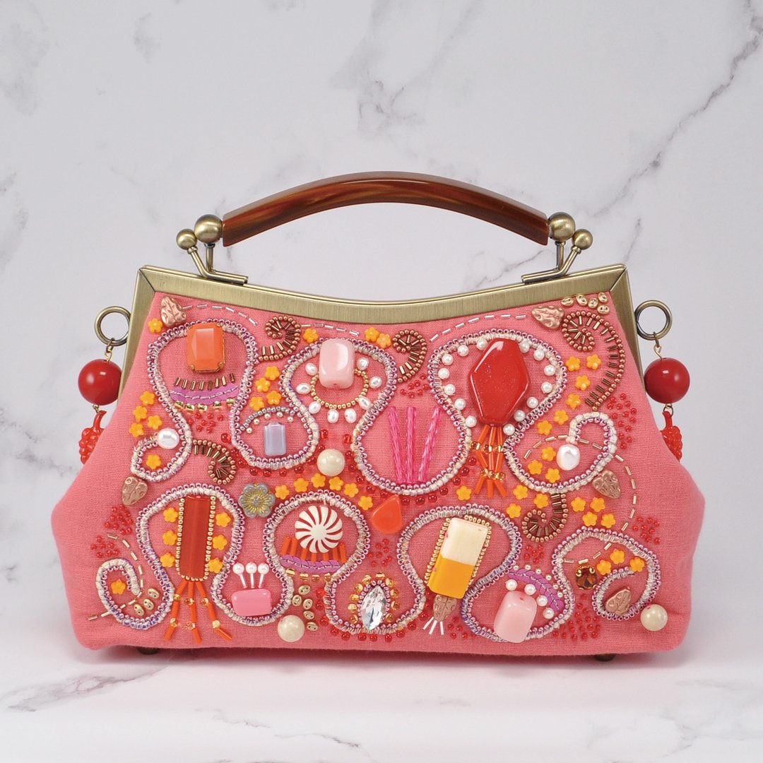 Special Gamaguchi Bag 2 Summer will not come - 手提包/手提袋 - 其他材质 橘色