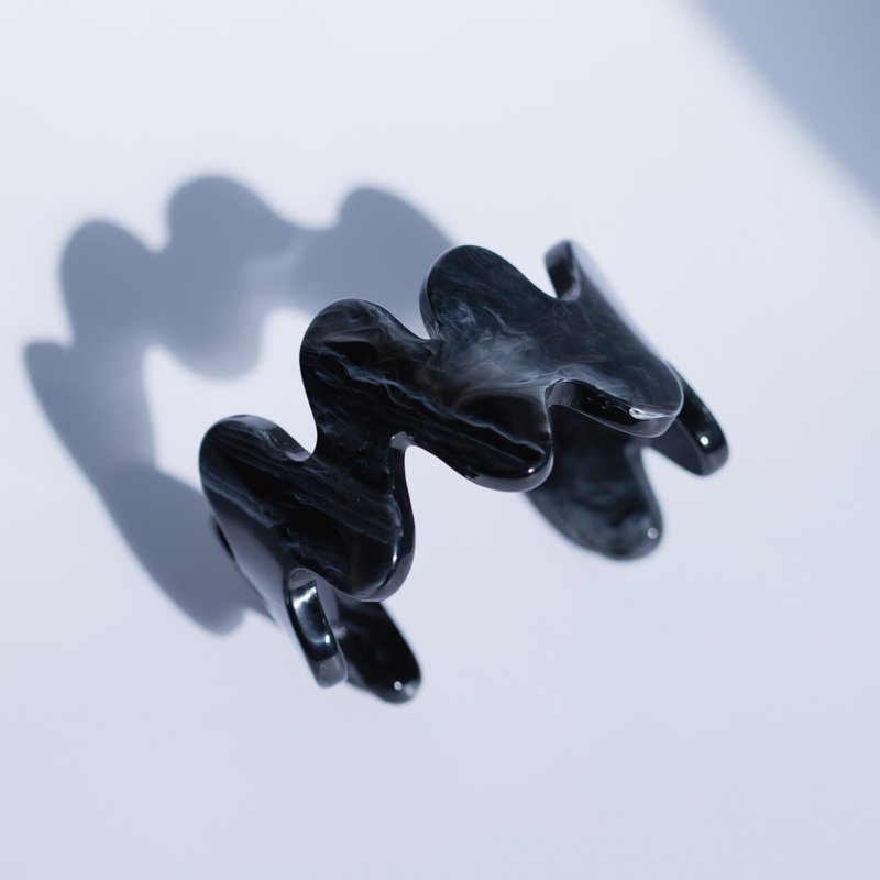 FLOW手镯 黑色 - 手链/手环 - 压克力 黑色