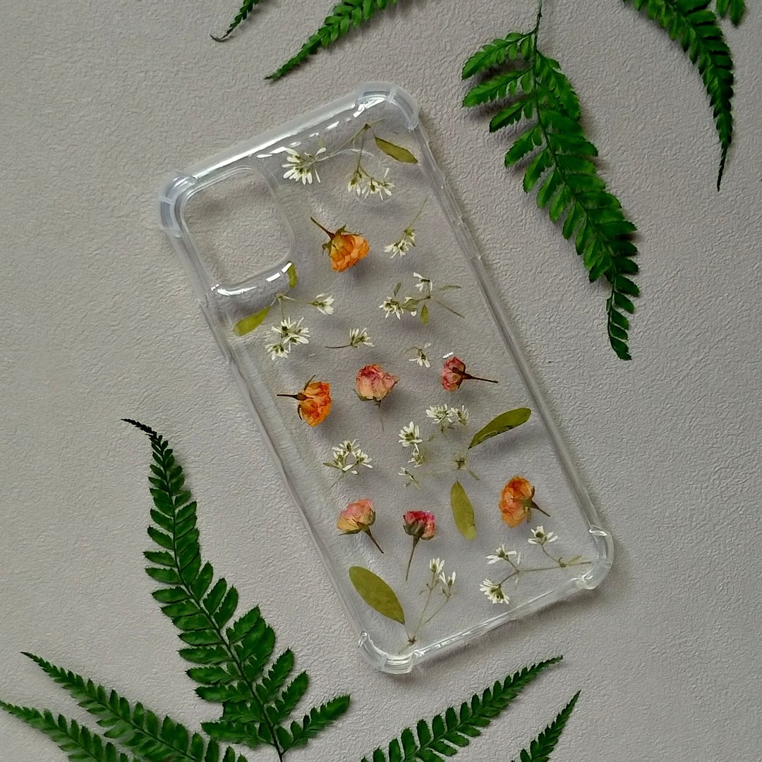 【f.phone】压花手机壳│永生花│干燥花 - 手机壳/手机套 - 其他材质 多色