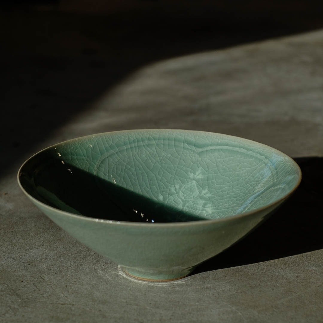 【茶人严选】高丽青瓷 茶碗  又玄款 李奇休 造 - 茶具/茶杯 - 瓷 