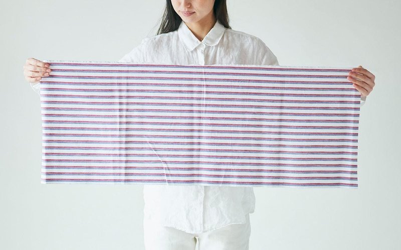 Stripe old cloth towel - 其他 - 棉．麻 红色