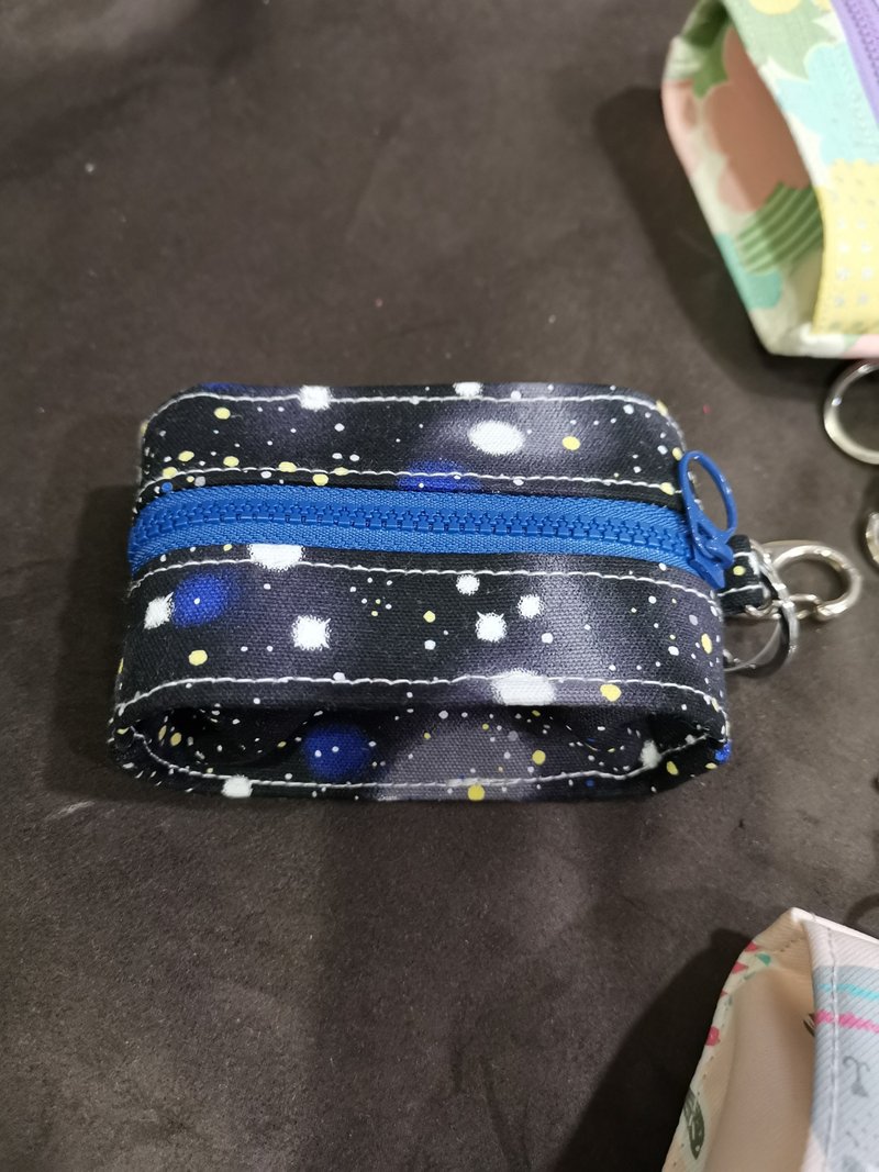 万用小军舰包-泼墨星辰 - 零钱包 - 棉．麻 