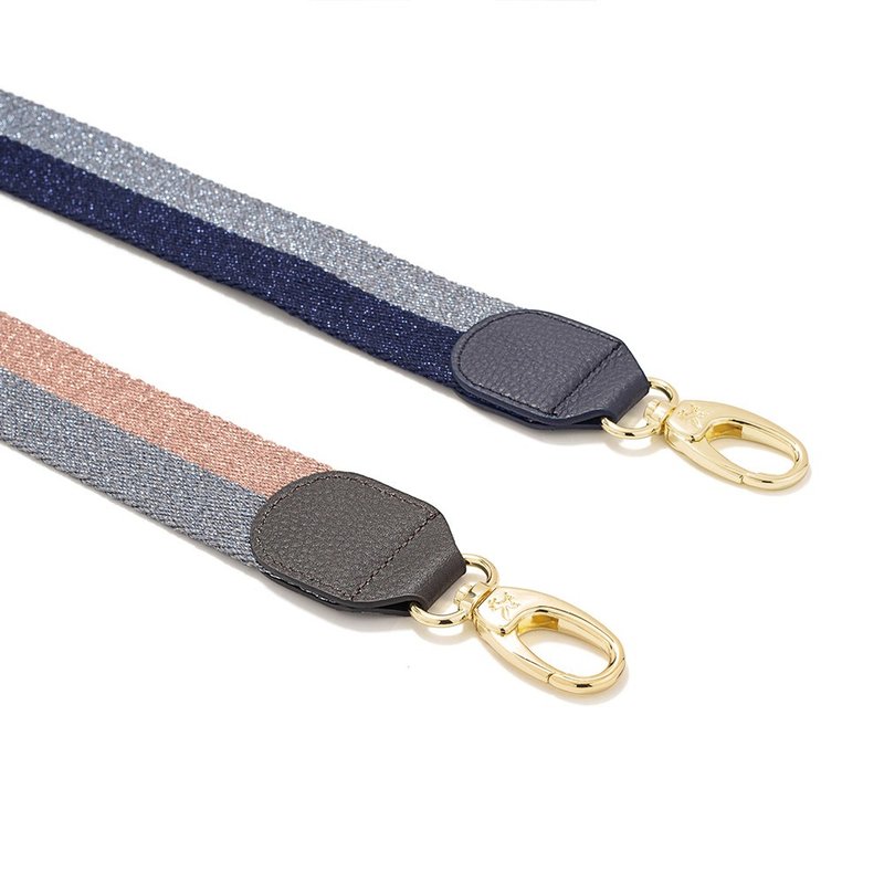 SPARKLE 双色闪闪背带 - 香槟粉 / 午夜蓝 - 其他 - 其他材质 多色