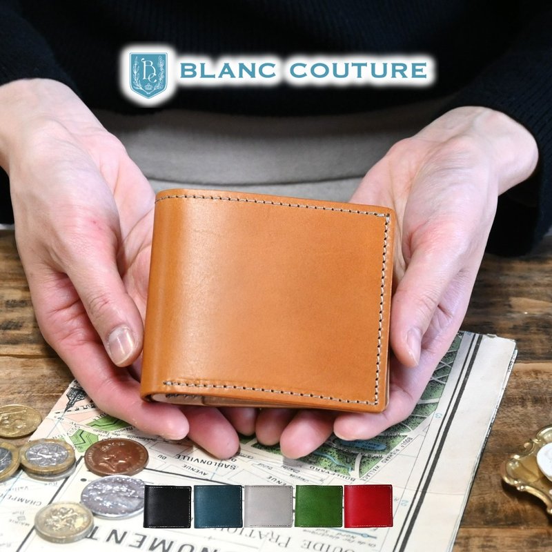 双折皮夹 迷你 皮革 简约 - 皮夹/钱包 - 真皮 黑色