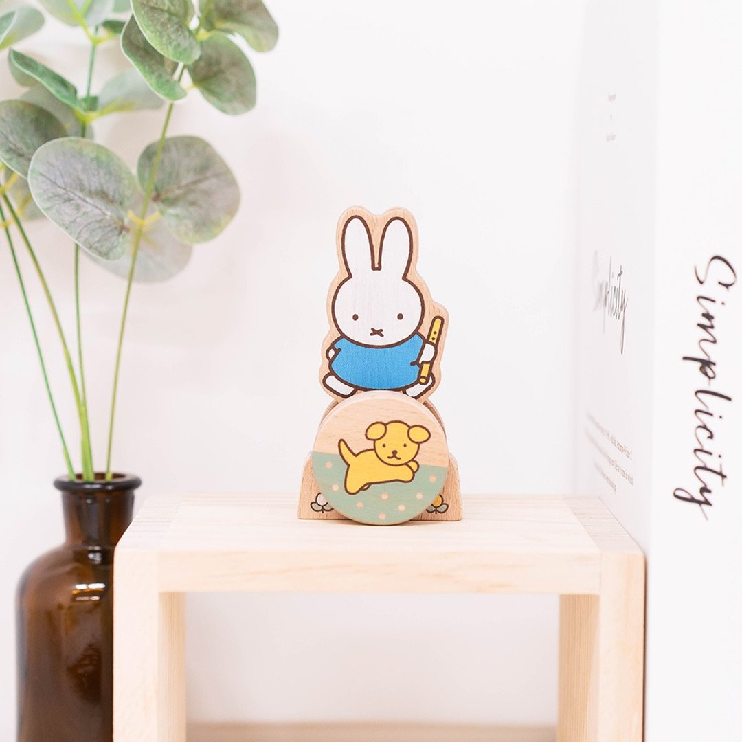 【Pinkoi x miffy】米飞按摩小物 / 滚轮设计 / 放松纾压 - 其他 - 木头 多色