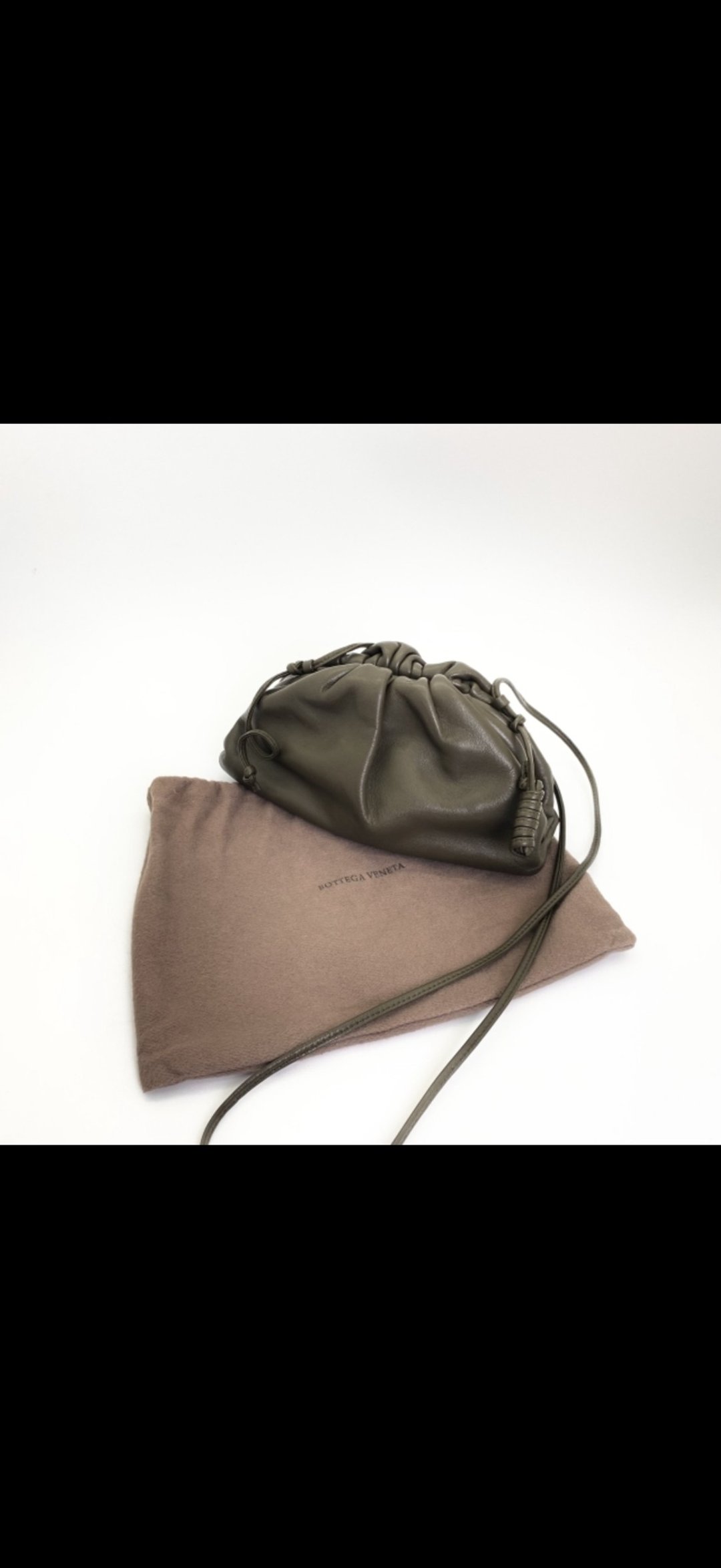 BOTTEGA VENETA THE POUCH MINI 军绿色肩背/斜背包 - 侧背包/斜挎包 - 真皮 绿色