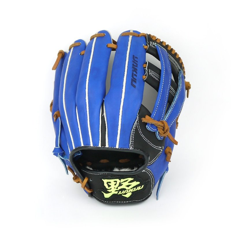 【野YAKYU】即战力系列 12吋_井字_蓝+黑 - 运动配件 - 真皮 蓝色