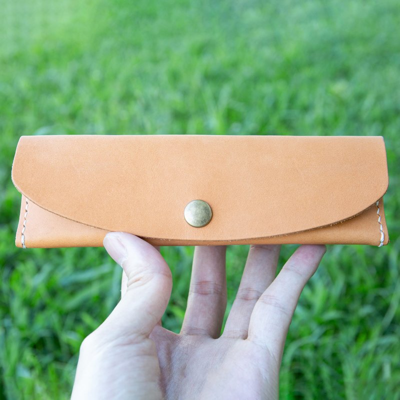 【定制化礼物】【真皮笔袋】Mister手作材料包 定制化刻字 - 皮件 - 真皮 多色