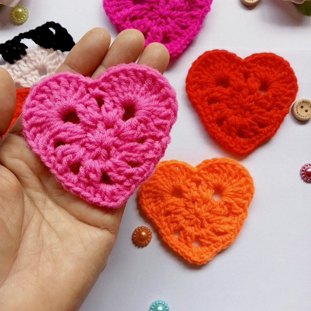 Crochet Heart Pattern PDF Pattern - PDF Download - 其他数码商品 - 其他材质 