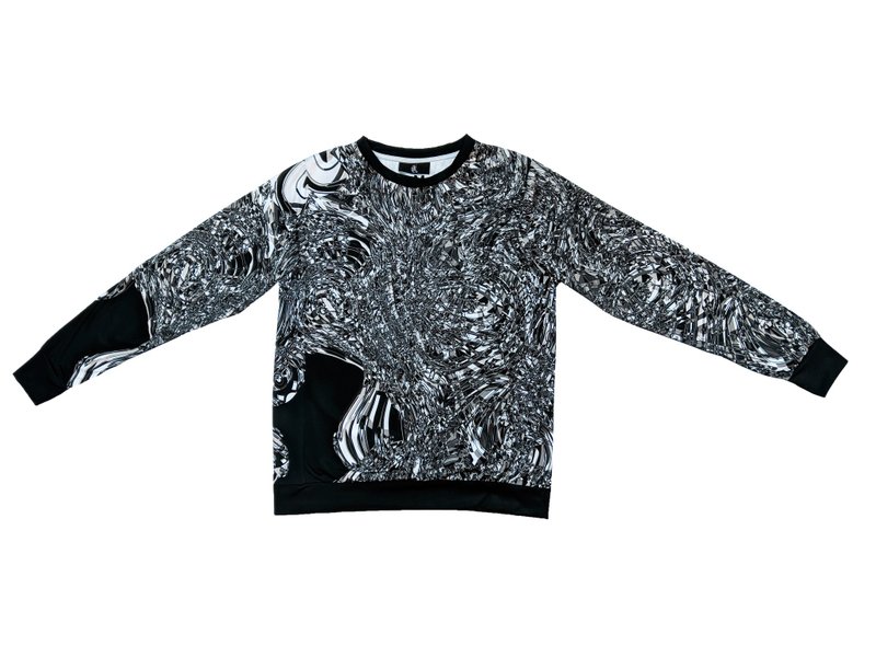 破碎K3文明 潮流卫衣发热衣 - 男装上衣/T 恤 - 聚酯纤维 白色