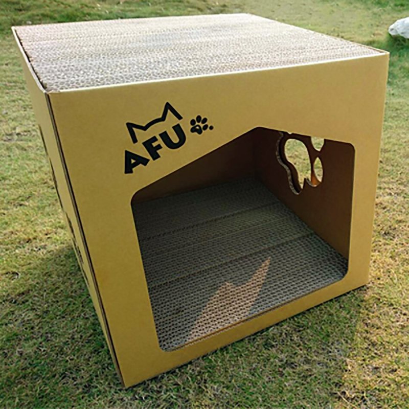 【AFU】猫皇宫 特大猫屋 - 抓板/跳台 - 纸 