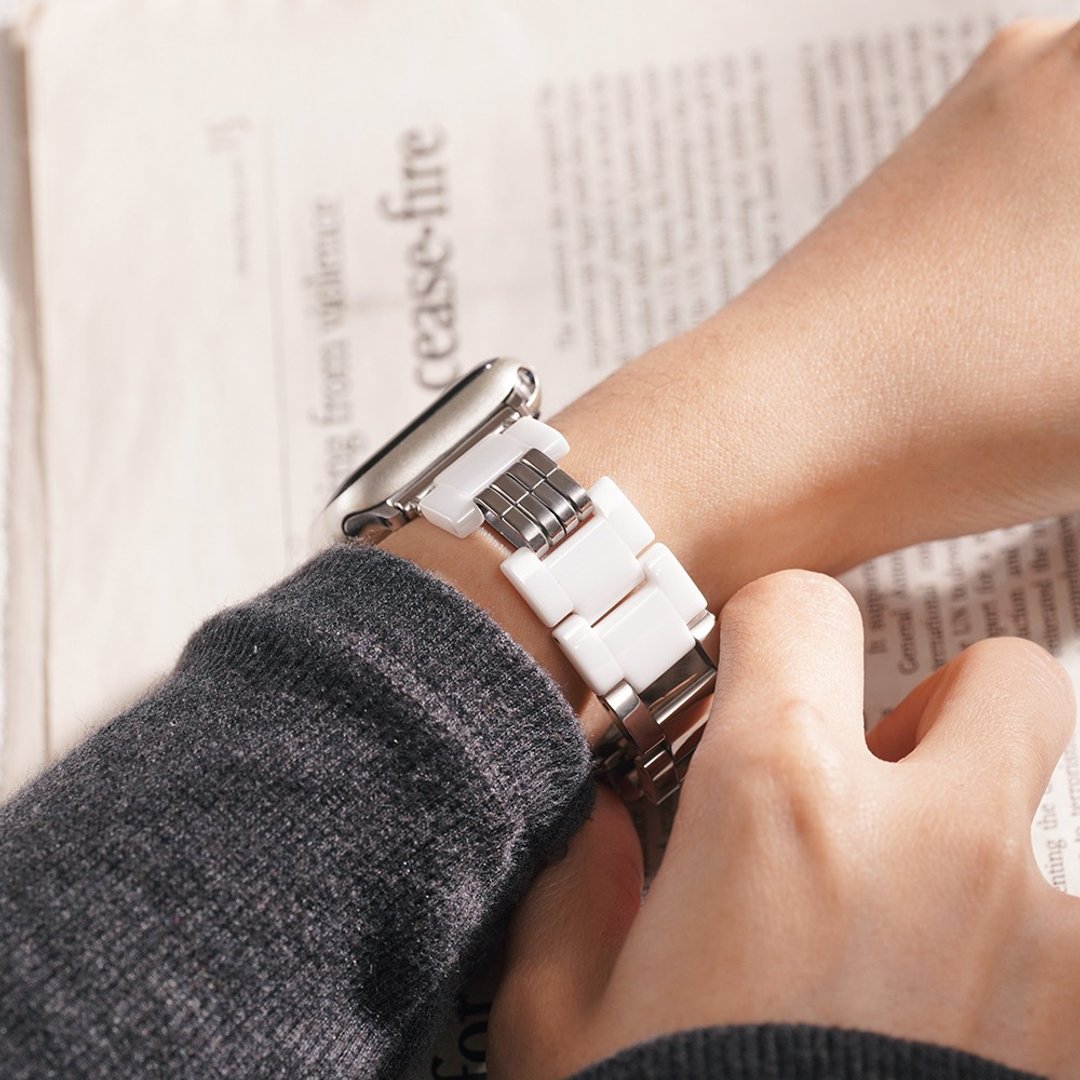 APPLE WATCH - 陶瓷拼接金属 苹果表带 - 表带 - 其他金属 