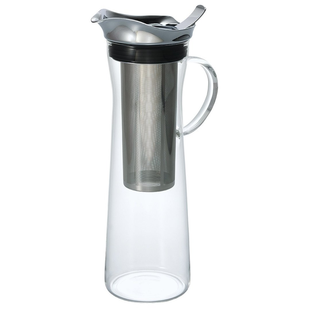 Hario 不锈钢把手冷泡咖啡壶 1000ml / CBC-10SV - 咖啡壶/周边 - 玻璃 银色