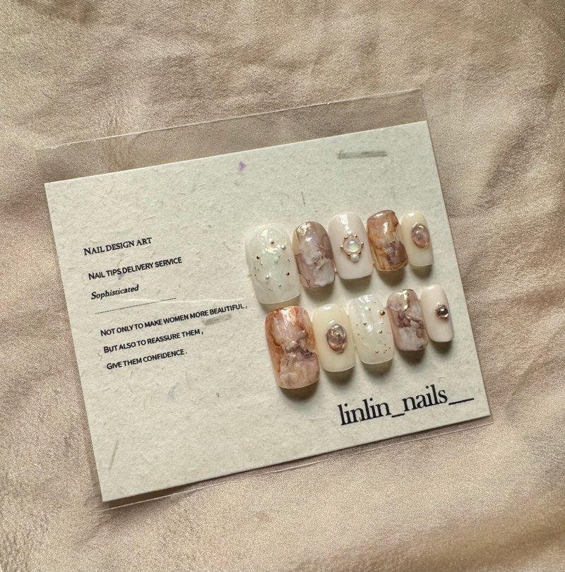 维也纳的夕阳河畔。穿戴甲 - 其他 - 其他材质 白色