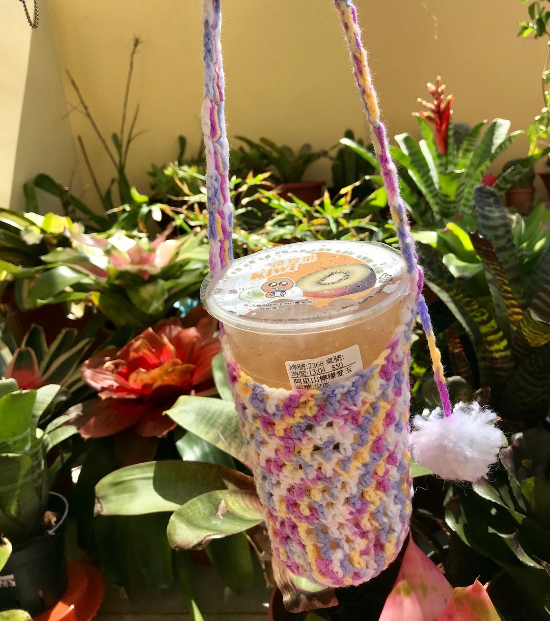 Wednesday 手工环保民俗风编织袋特价中 - 随行杯提袋/水壶袋 - 其他材质 粉红色