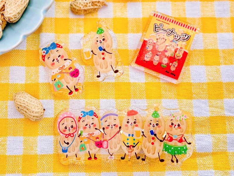 花生仔系列 胸针 / 发夹 - 胸针 - 其他材质 多色