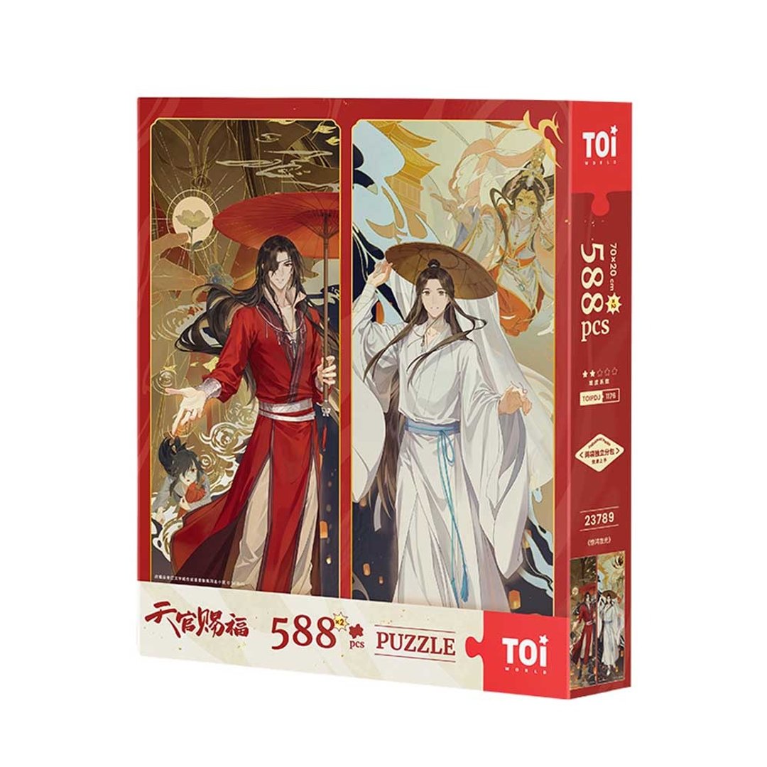 TOi图益 惊鸿吉光 588片×2拼图 成人治愈玩具 原创IP长卷动漫 - 拼图 - 纸 多色