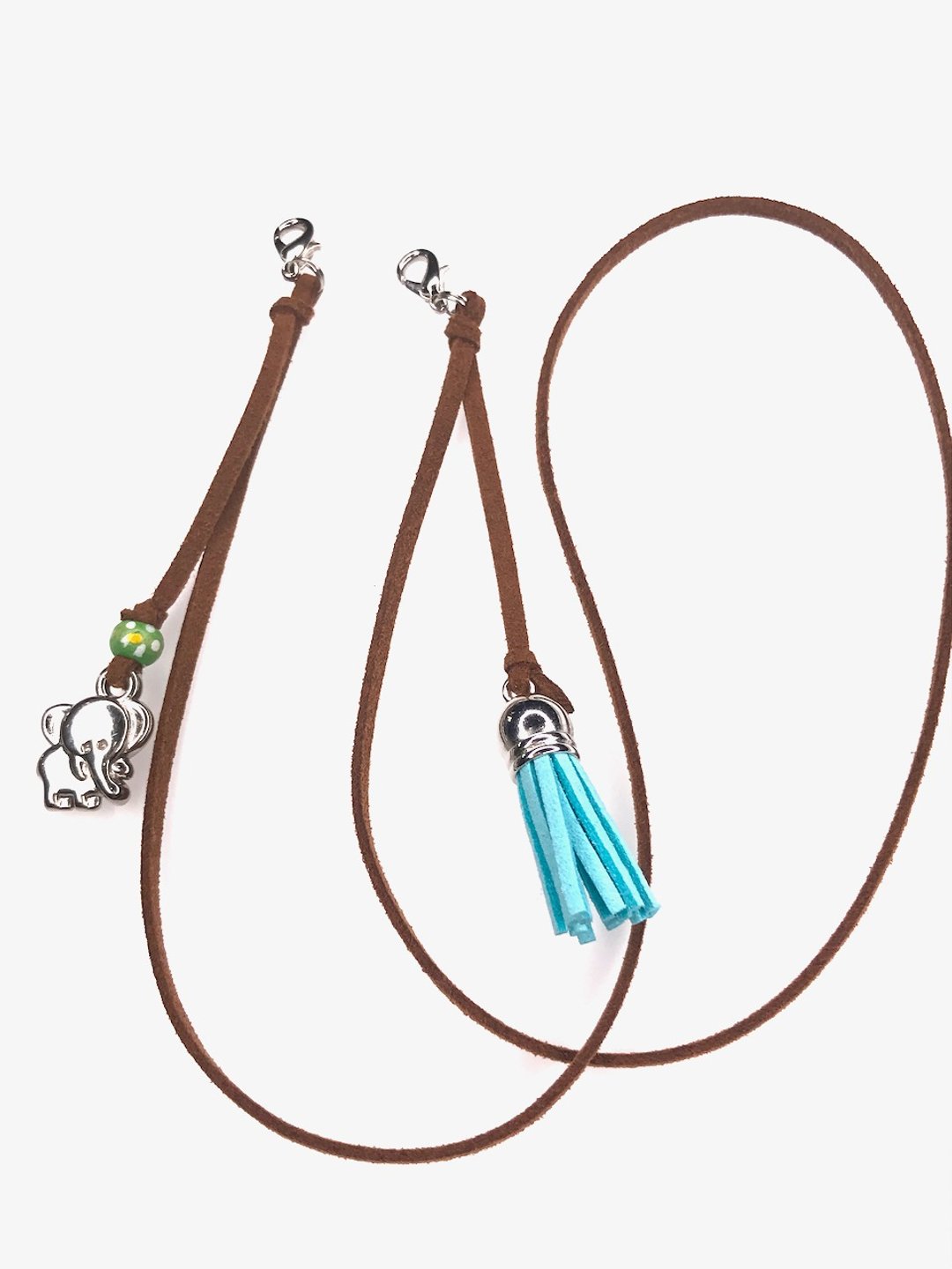 Elephant walk mask holder - 证件套/卡套 - 聚酯纤维 咖啡色