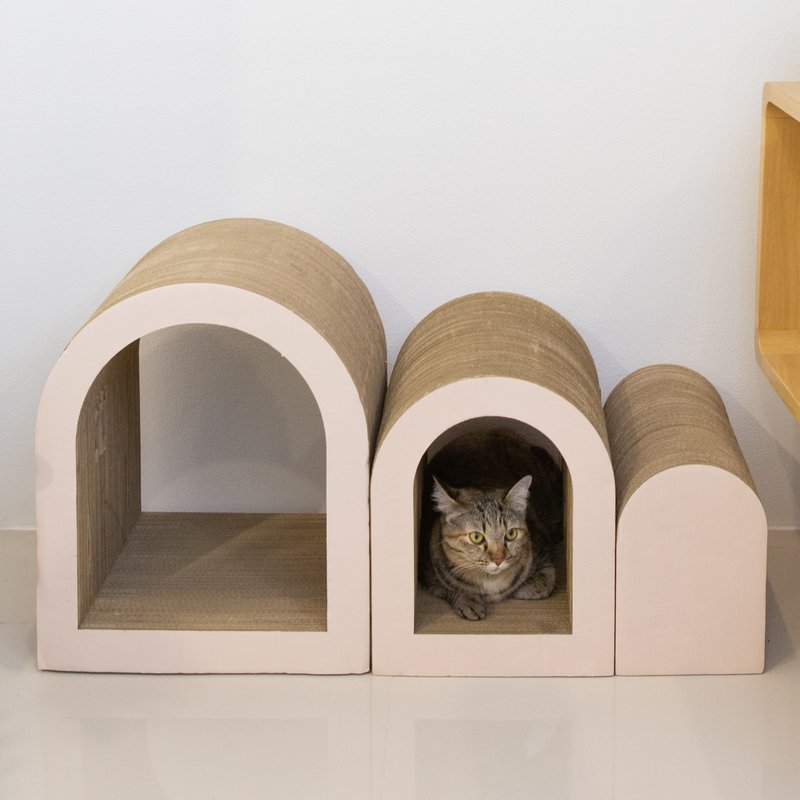 ARC 猫抓板 - 玩具 - 纸 粉红色