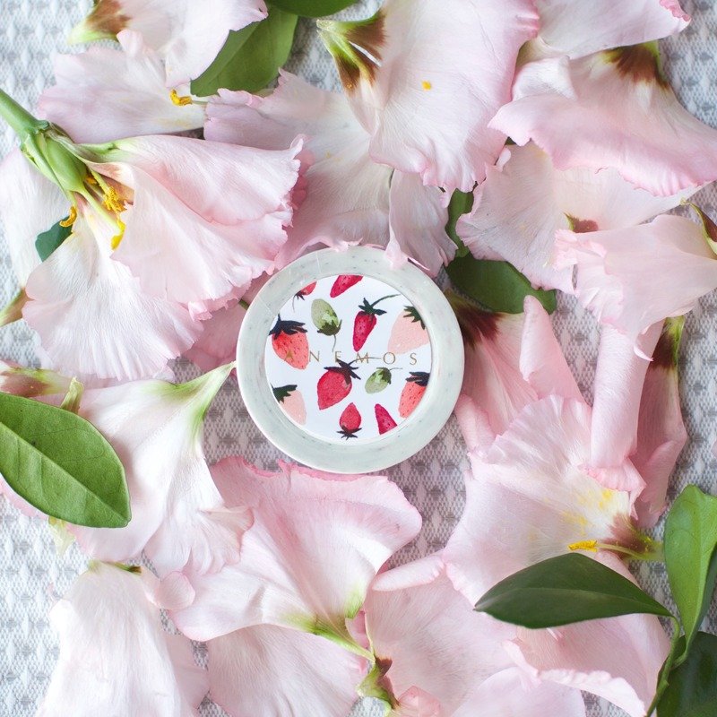 Anemos手绘和纸胶带-巴黎草莓 - 纸胶带 - 纸 粉红色