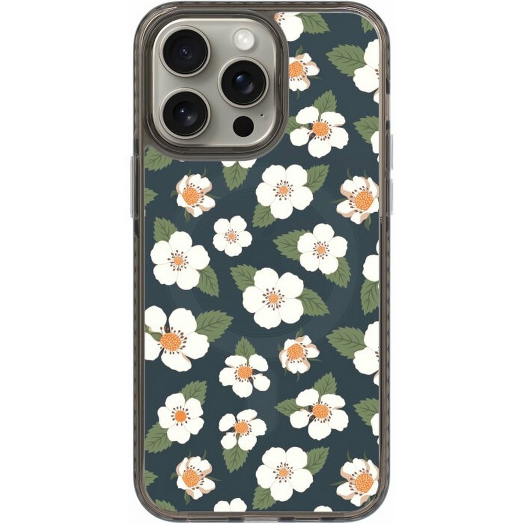 Strawberry Flower iPhone16 SamsungS25 气垫防摔标准镜面手机壳 - 手机壳/手机套 - 塑料 多色