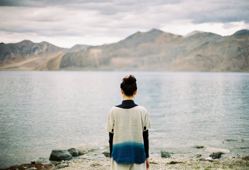 :: Plain indigo tops :: - 女装上衣 - 棉．麻 蓝色