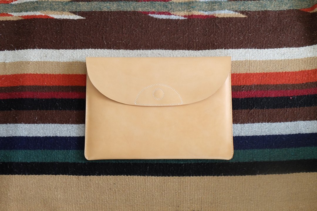 好贴身电脑皮套 MacBook Air 13寸 - 平板/电脑保护壳 - 真皮 卡其色