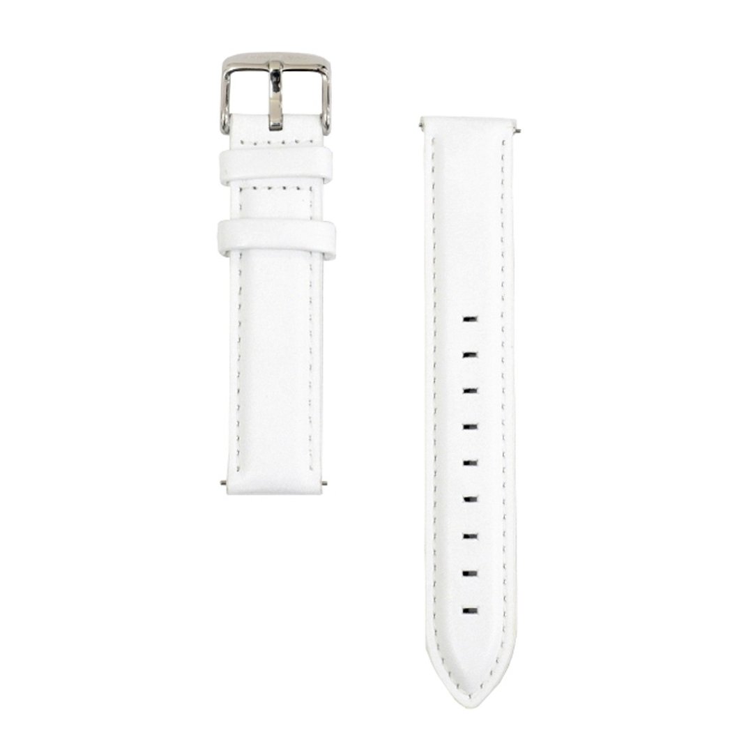 BOND STONE 20mm Genuine leather belt White(40mm case only) - 表带 - 真皮 白色