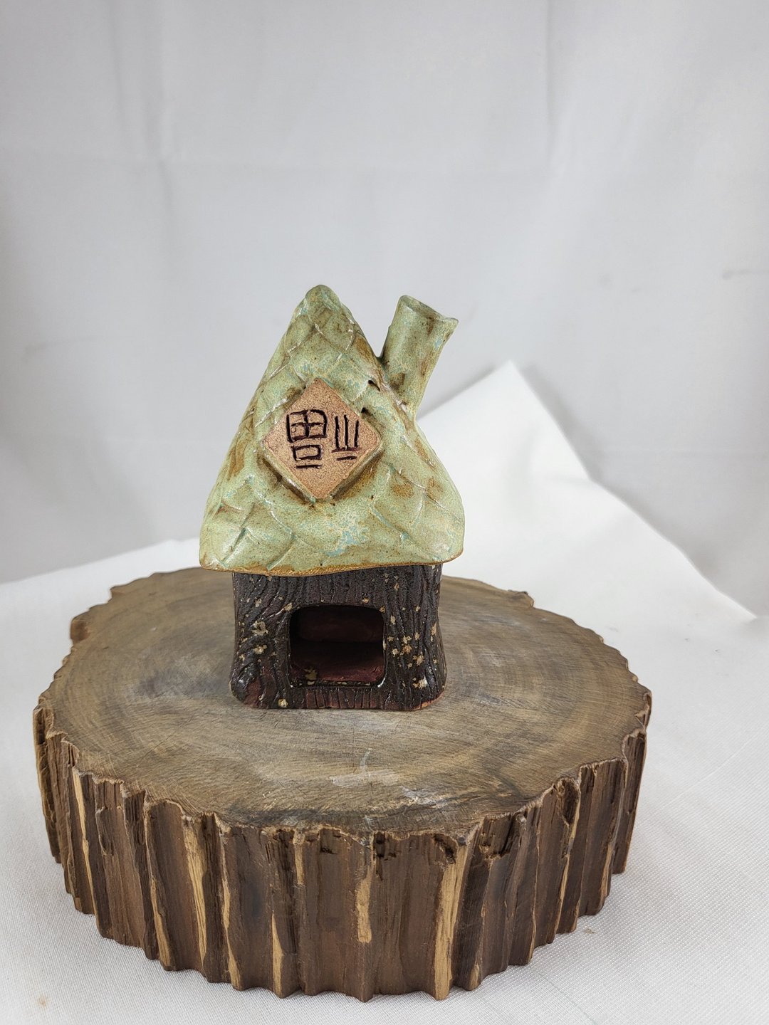 福到香氛小屋烧香锥香塔用 - 香薰/精油/线香 - 陶 绿色
